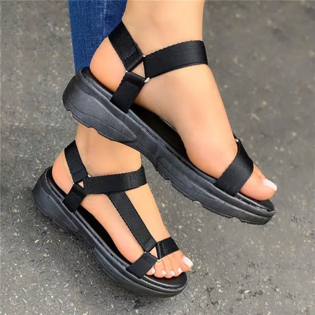 Trendy Summer Peep-Toe Flats for Women
