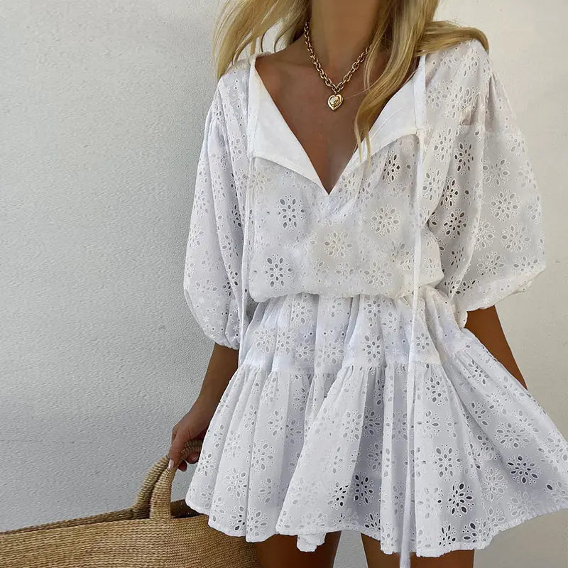 New Summer Bohemian Mini Dress for Women