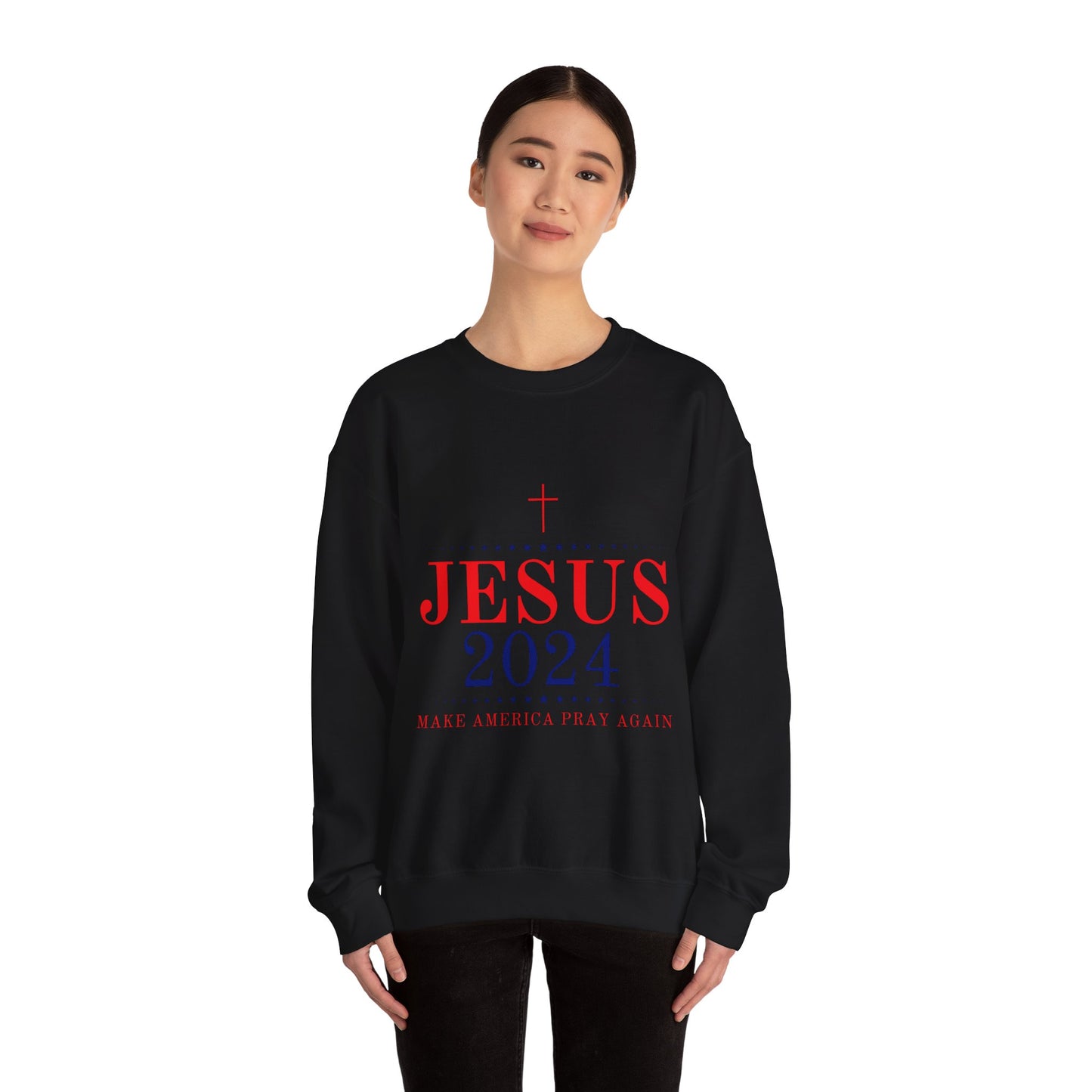 Vote Jesus Crewneck Sweatshirt