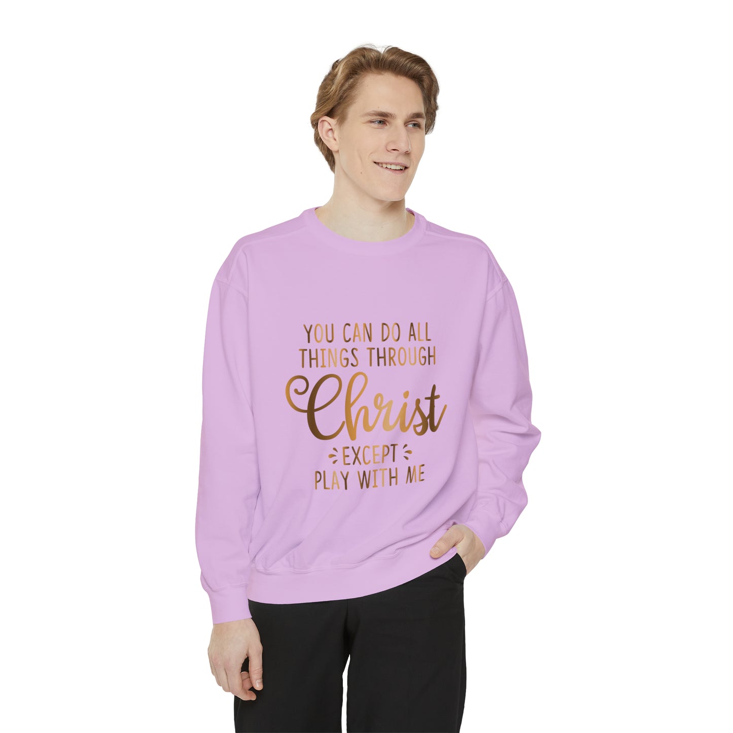 Do all things through Christ Sweatshirt christian apparel