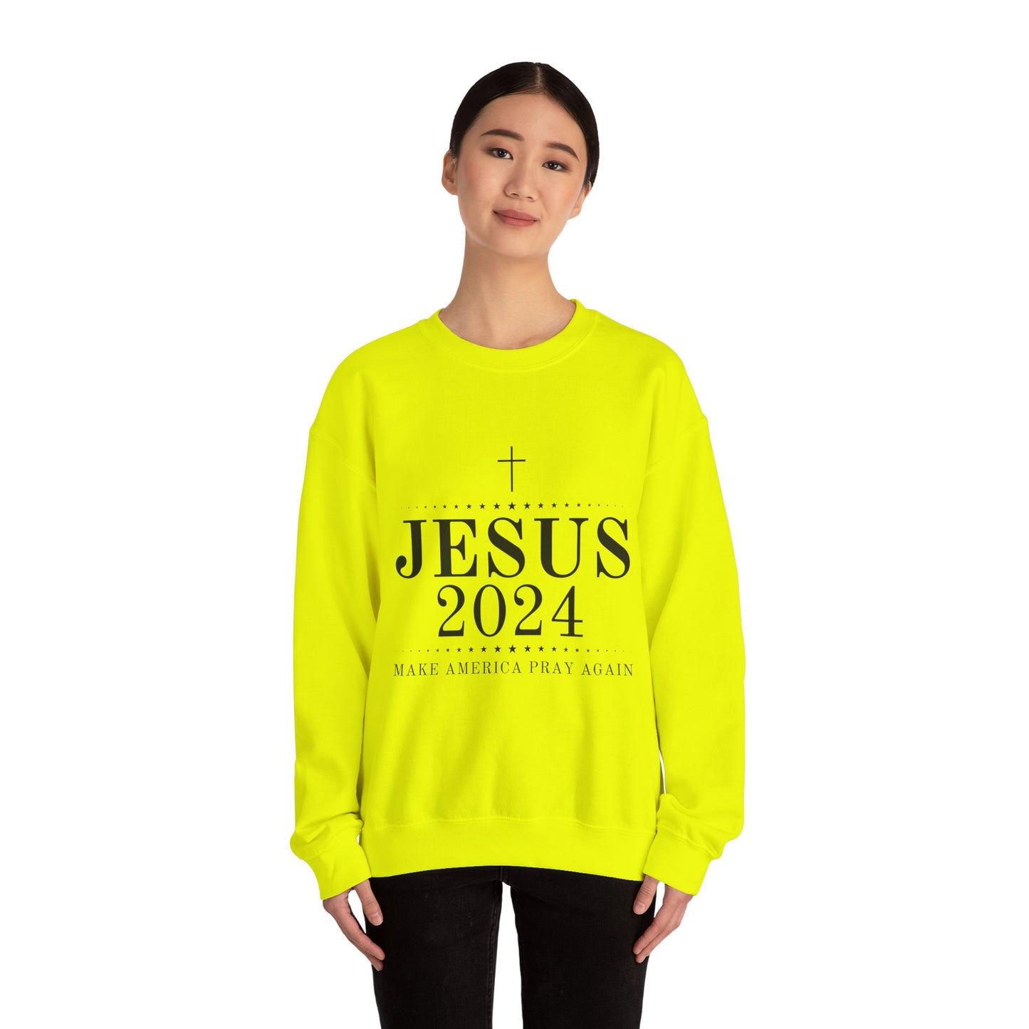 Vote Jesus Heavy Blend™ Crewneck Sweatshirt