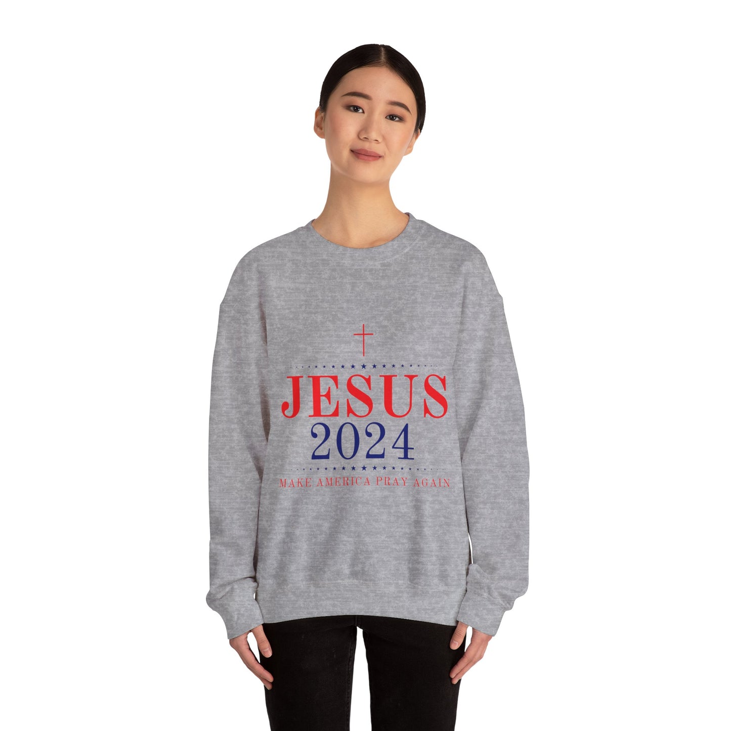 Vote Jesus Crewneck Sweatshirt