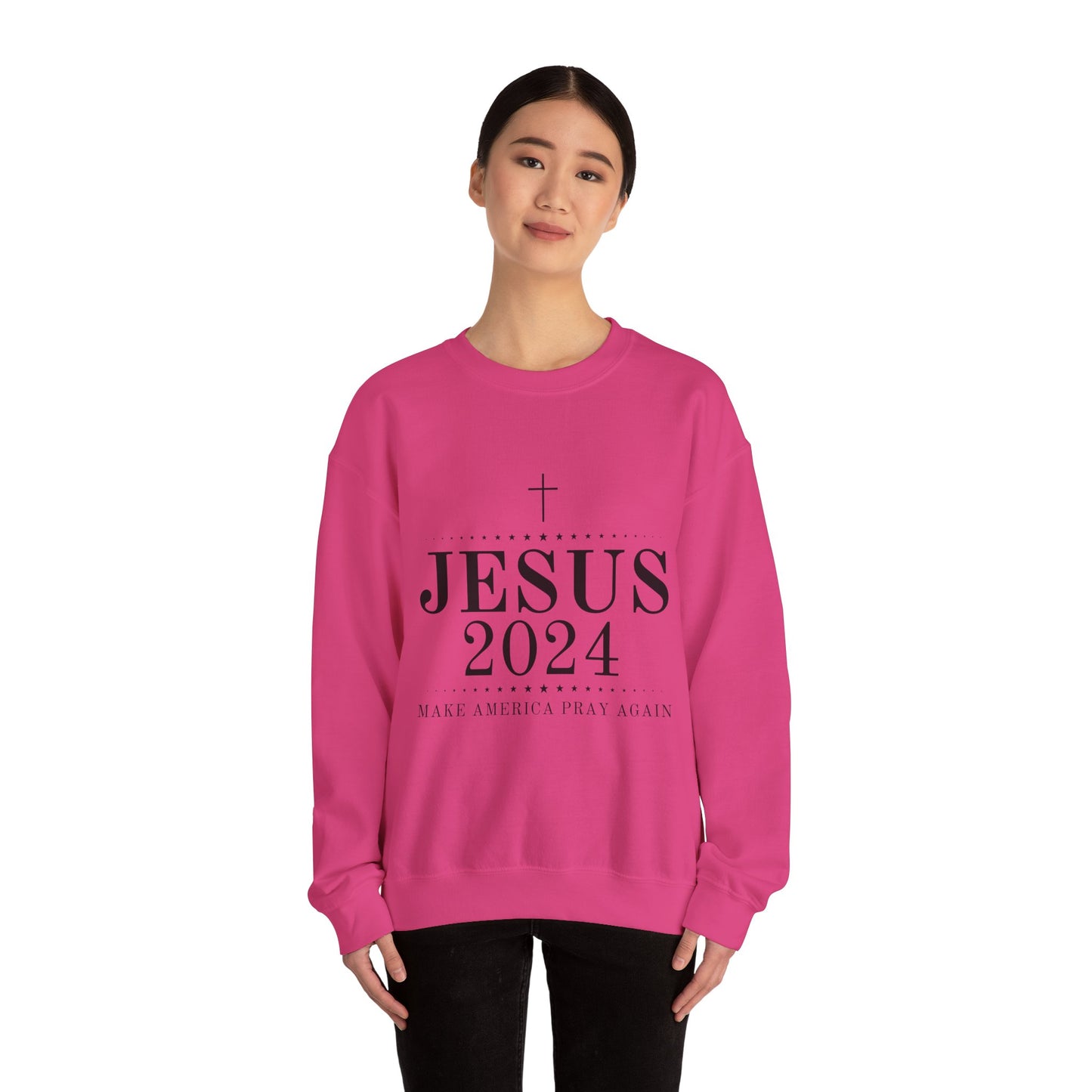 Vote Jesus Heavy Blend™ Crewneck Sweatshirt