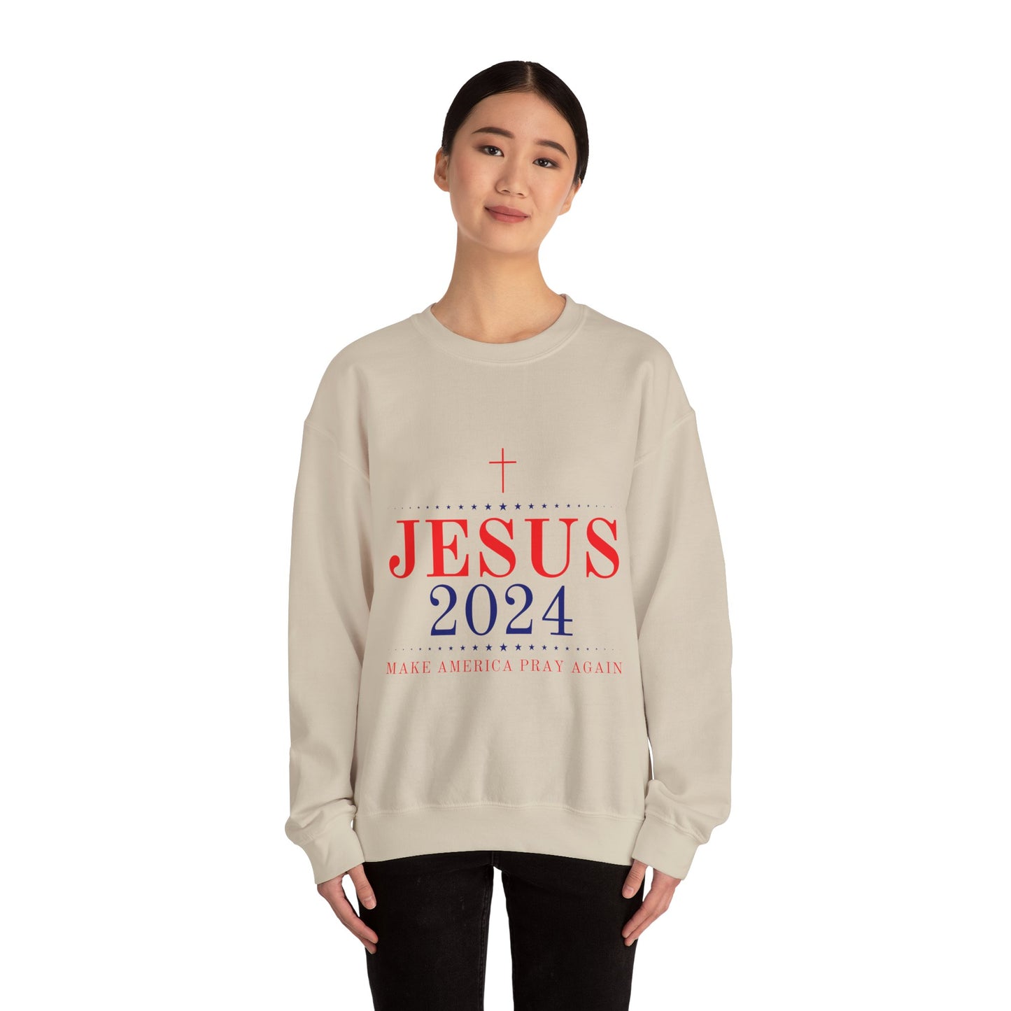 Vote Jesus Crewneck Sweatshirt