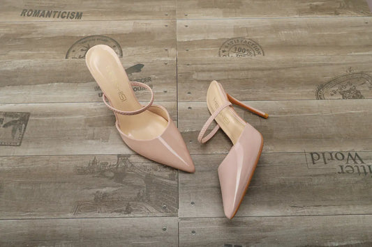 Refreshing Summer Pointed Toe Backless Sandals