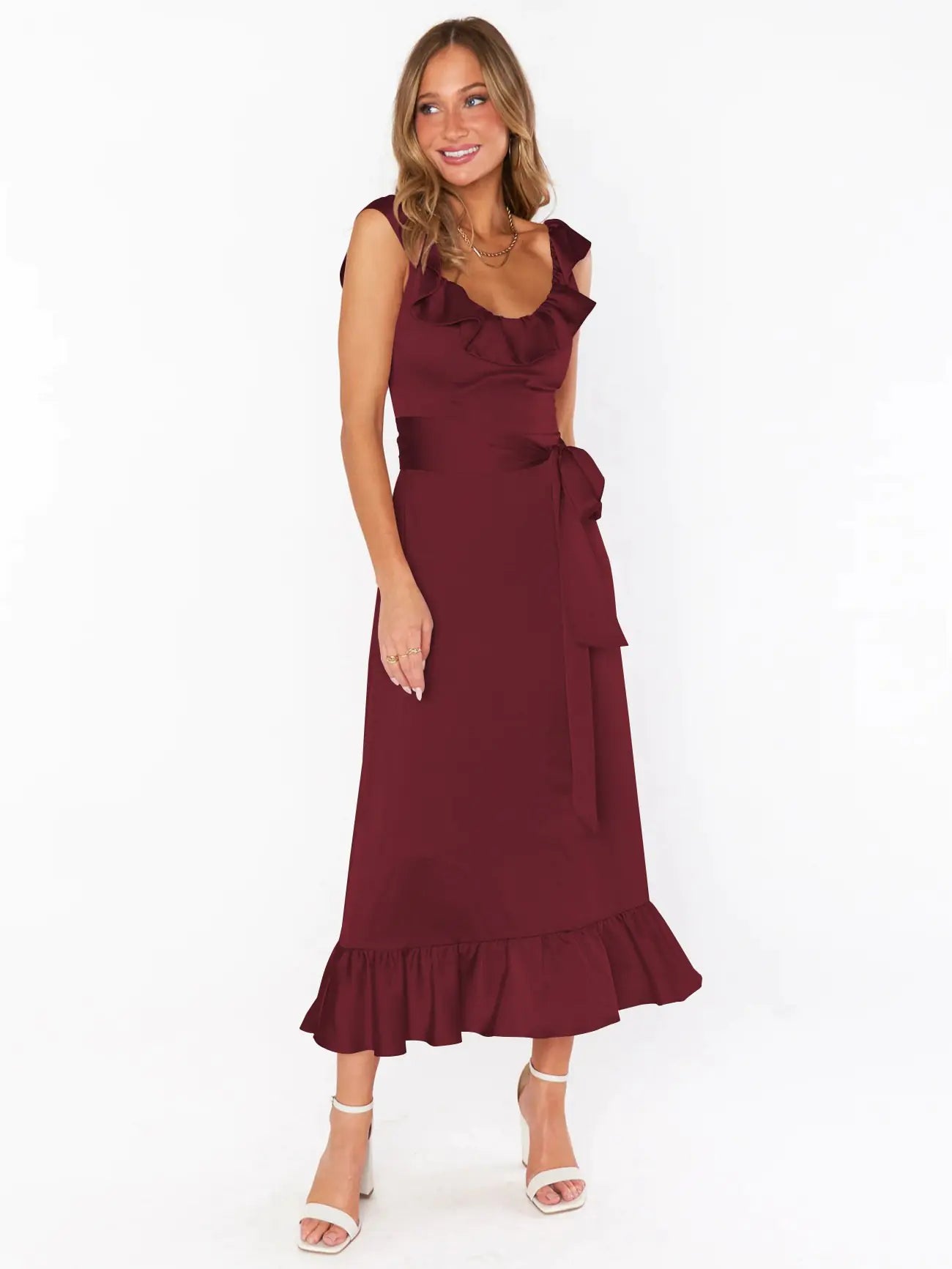 Lace Up Summer Dress for Women