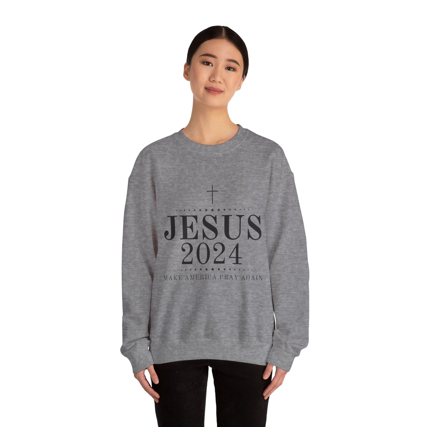 Vote Jesus Heavy Blend™ Crewneck Sweatshirt