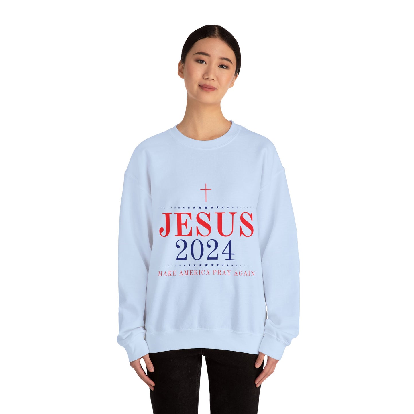 Vote Jesus Crewneck Sweatshirt