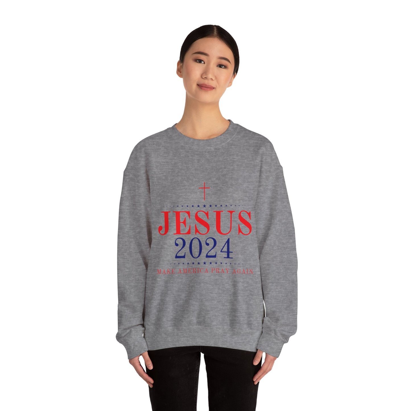 Vote Jesus Crewneck Sweatshirt