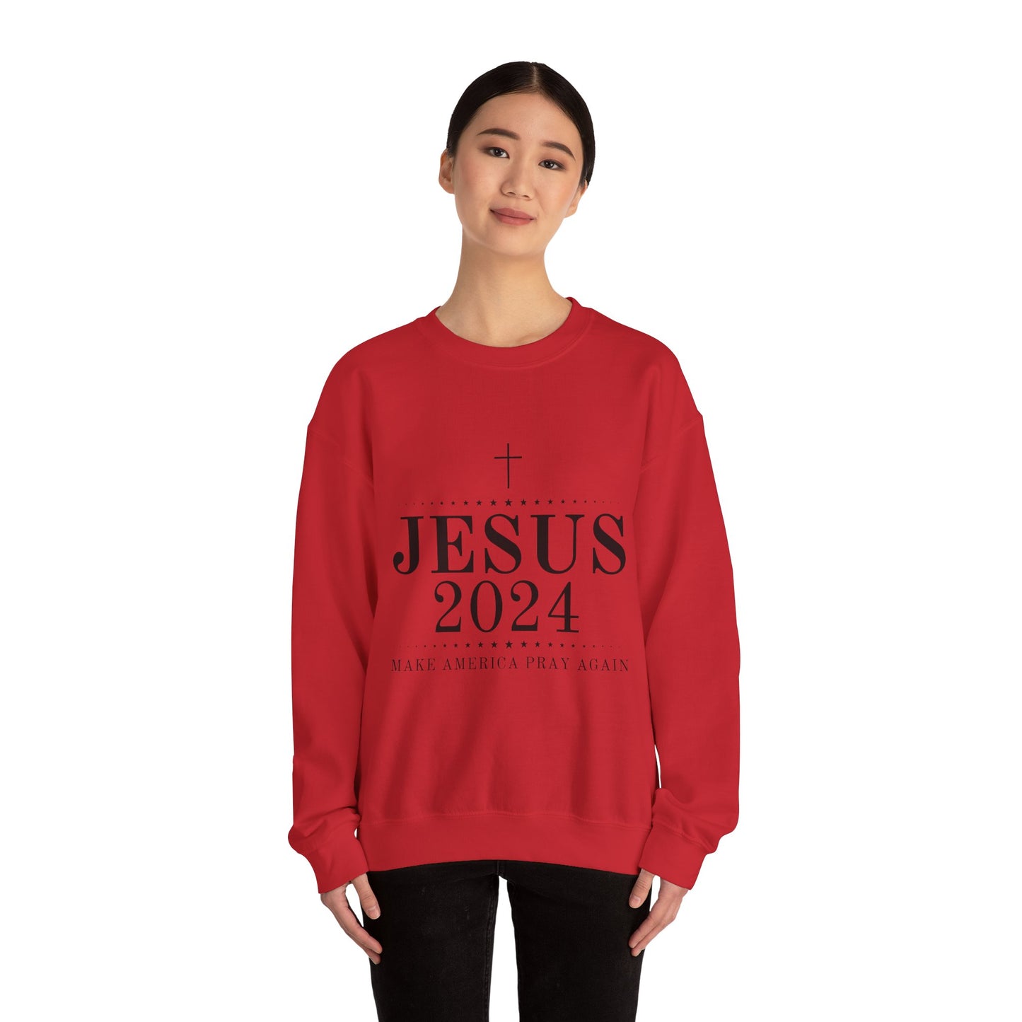 Vote Jesus Heavy Blend™ Crewneck Sweatshirt