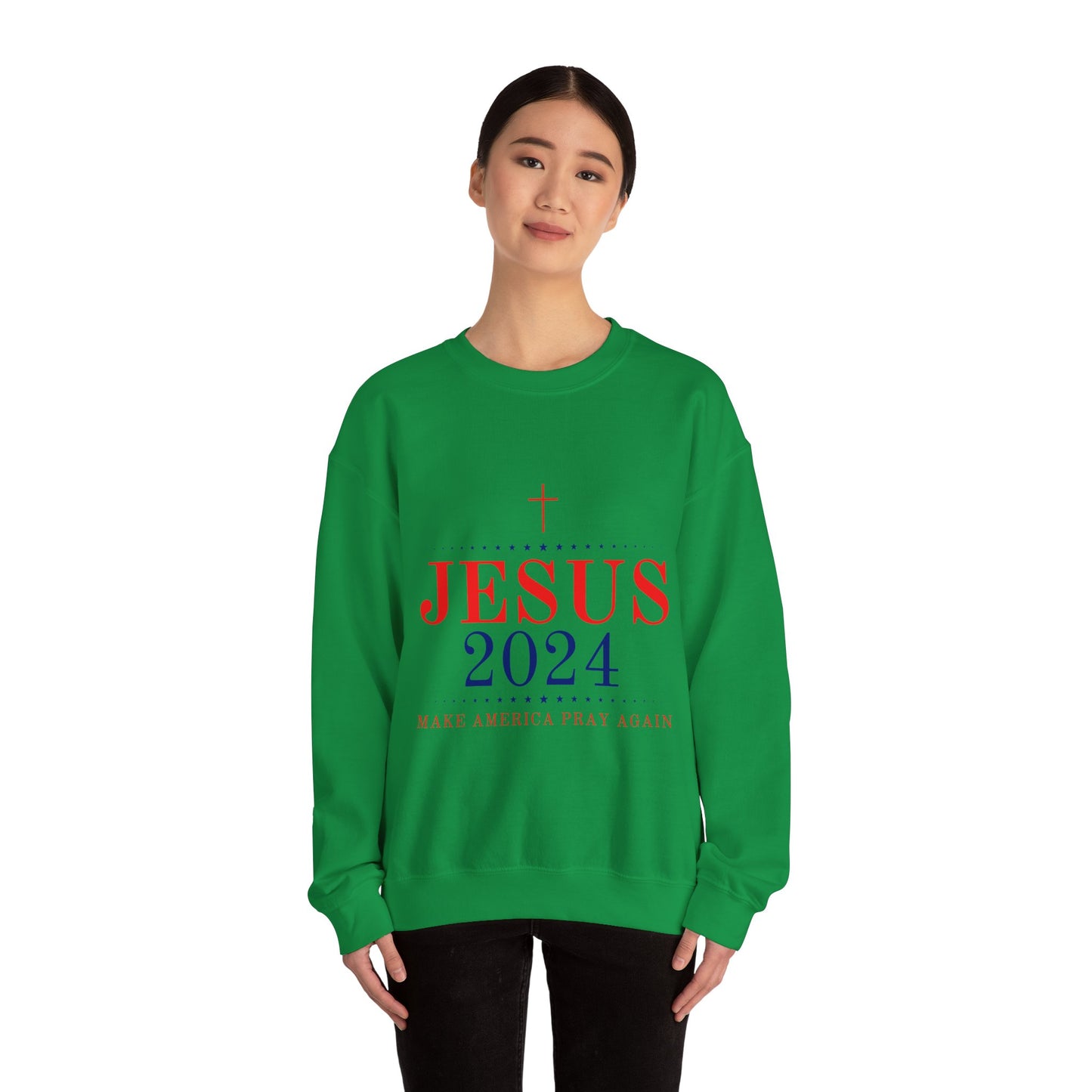 Vote Jesus Crewneck Sweatshirt