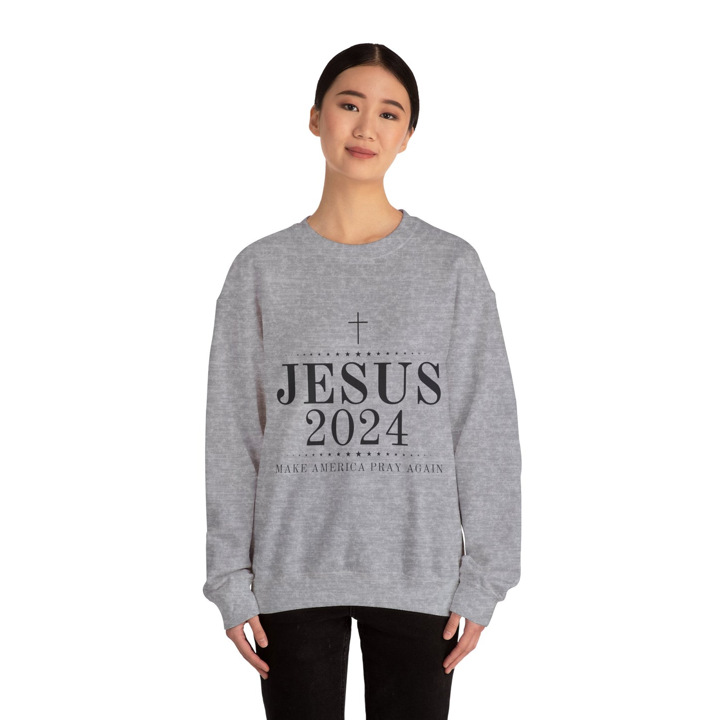 Vote Jesus Heavy Blend™ Crewneck Sweatshirt