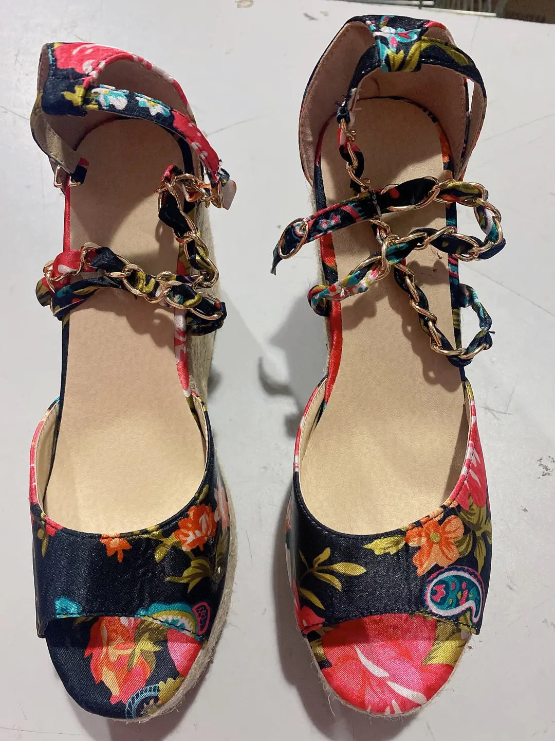 Plus Size Women's Summer Wedge Heel Sandals