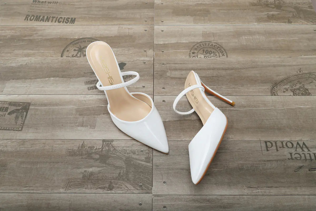 Refreshing Summer Pointed Toe Backless Sandals