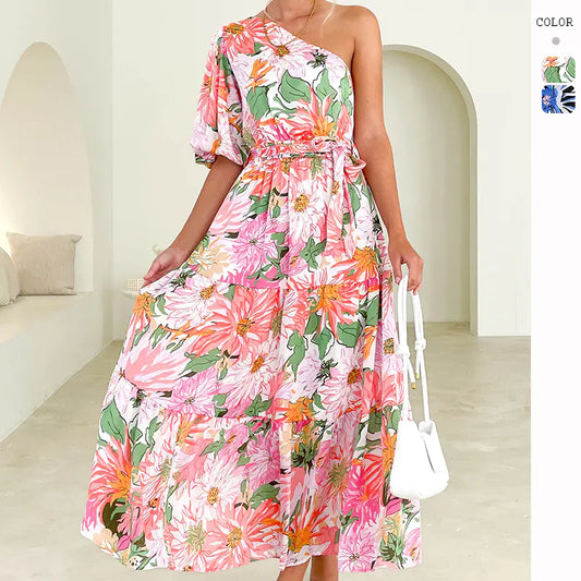Summer Floral Elegant Maxi Dress for Women