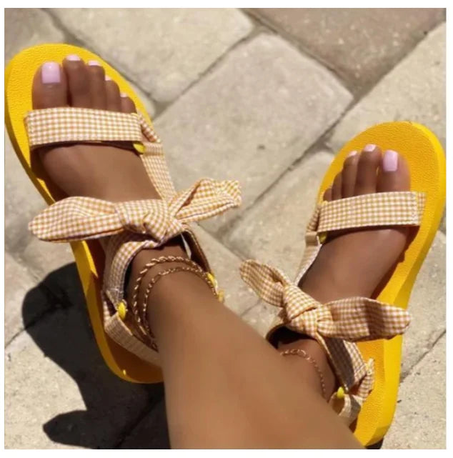 European American Women's Flat Sandals - Summer Style
