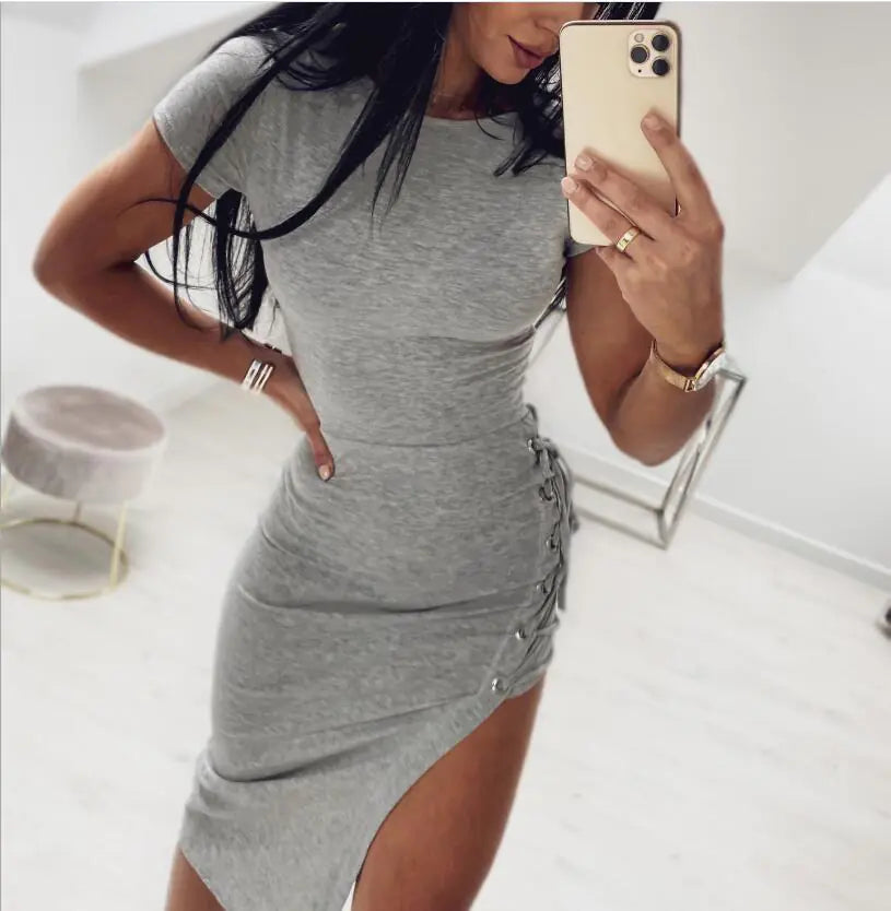 Summer Sexy Slim-fit Split Dress for Women