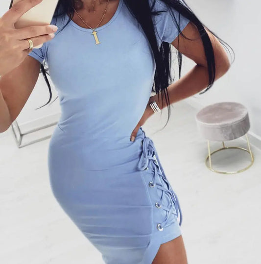 Summer Sexy Slim-fit Split Dress for Women