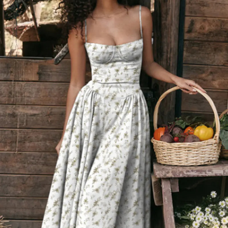 Summer Red Strapless Dress for Women - Stylish & Sexy